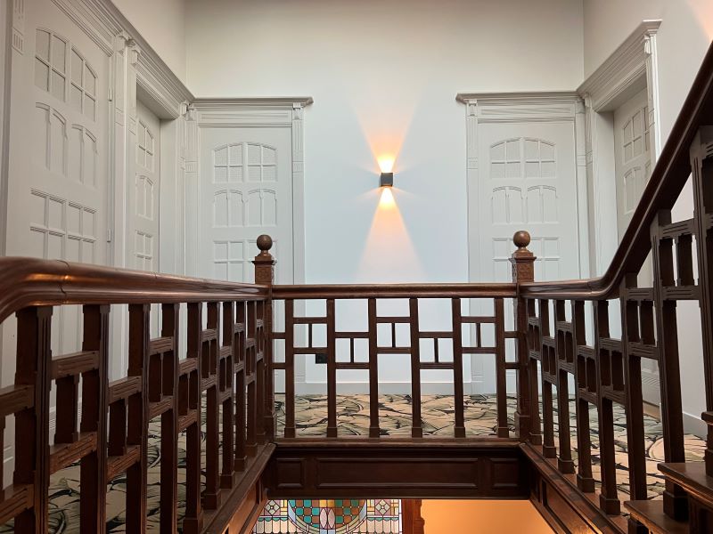 Project binnen Wilhelmina park